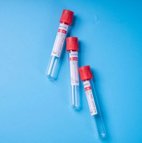 Disposable Blood Collection Tube Clot Activator Tube