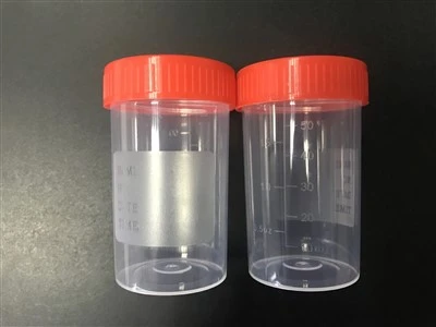 일회용 소변 대변 용기 60ml 90ml 120ml